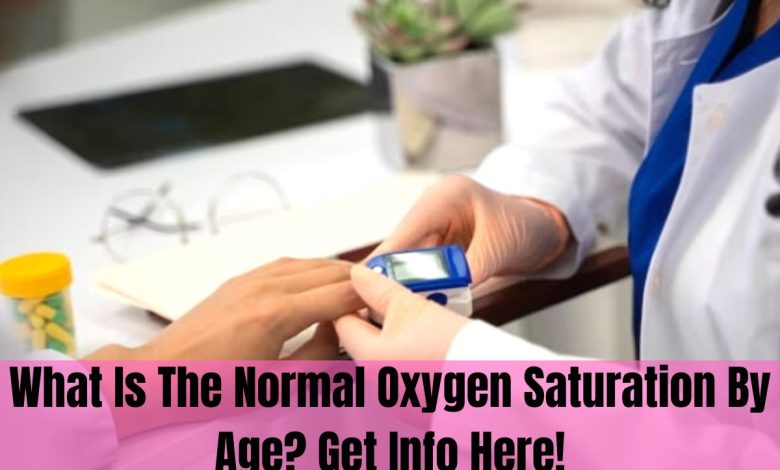 Normal Oxygen Saturation By Age